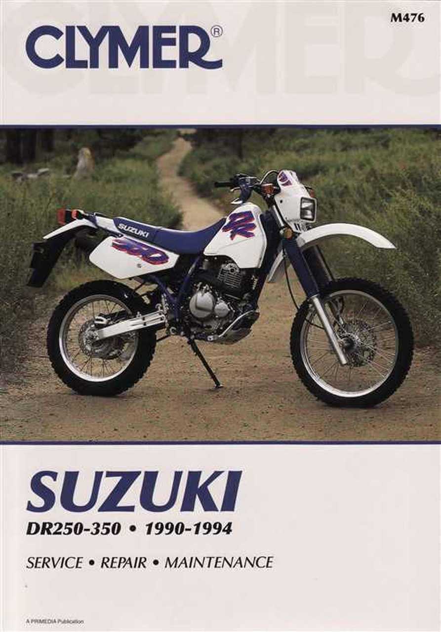 Suzuki Dr 350 Manual