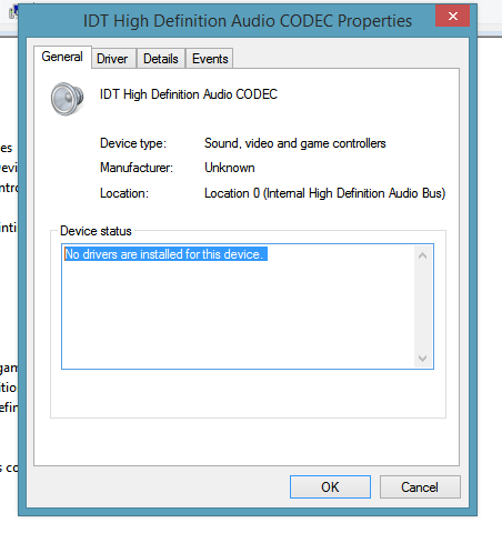 Nvidia High Definition Audio Not Working